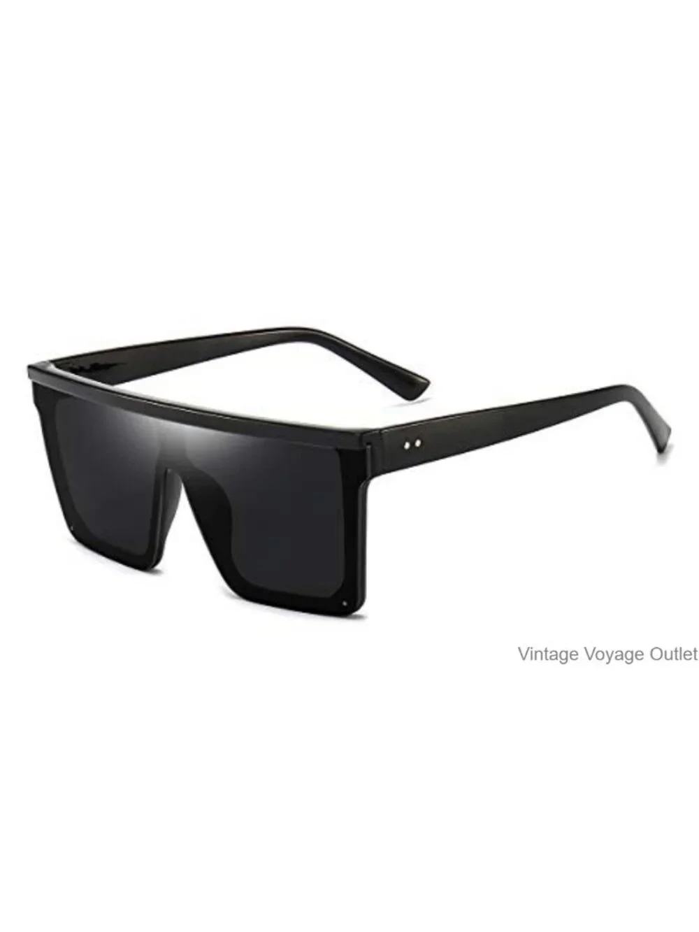 Oversized Square Flat Top Sunglasses UV400 Protection Unisex